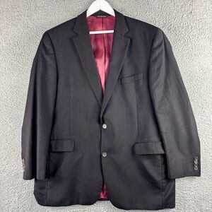 Jack Victor Blazer Mens 46L Black Executive Collection Sports Jacket Wedding